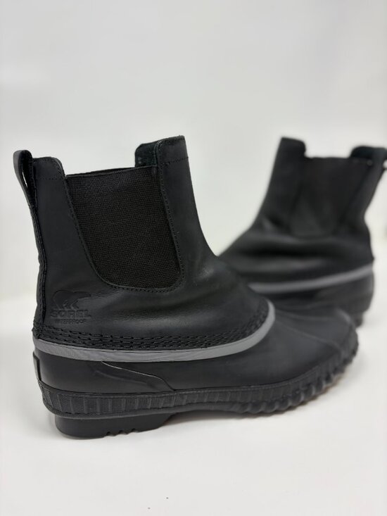 Sorel Cheyanne Metro Chelsea Waterproof Duck Boots Black Men’s 9 main image 6